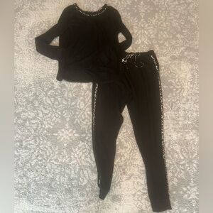 Kate Spade leopard trim pajamas 🐆